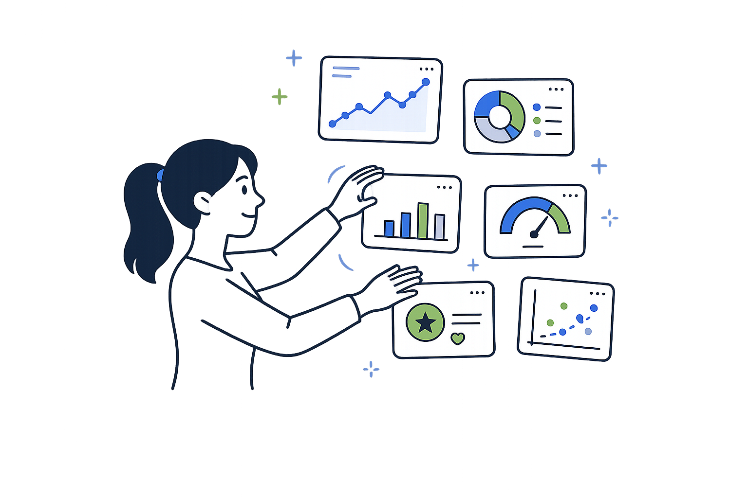 Noomero dashboard visualisation preview